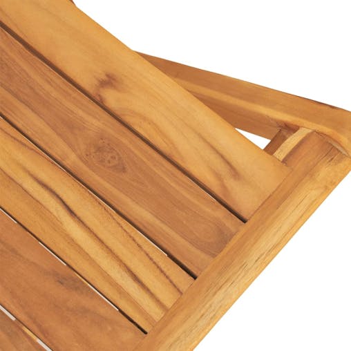 NNEVL Folding Garden Chairs 2 pcs 47x61x90 cm Solid Wood Teak