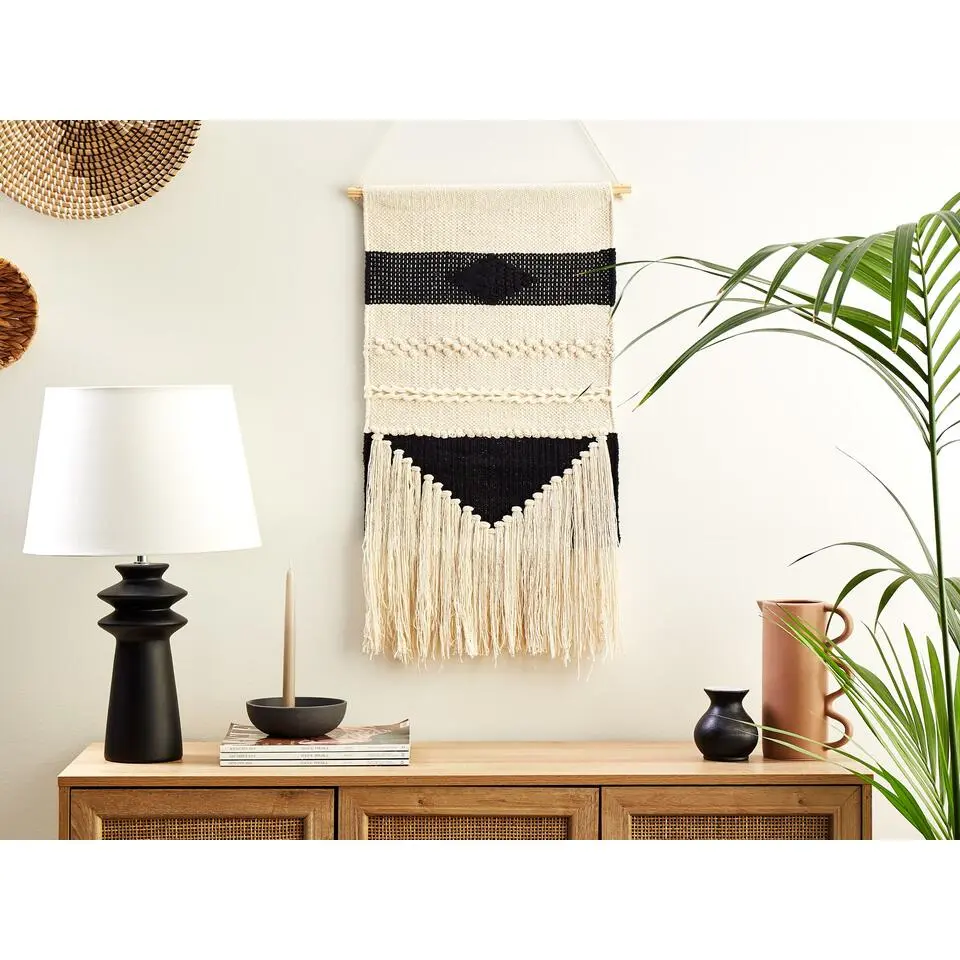 DASKA - Wanddecoratie - Beige - Katoen