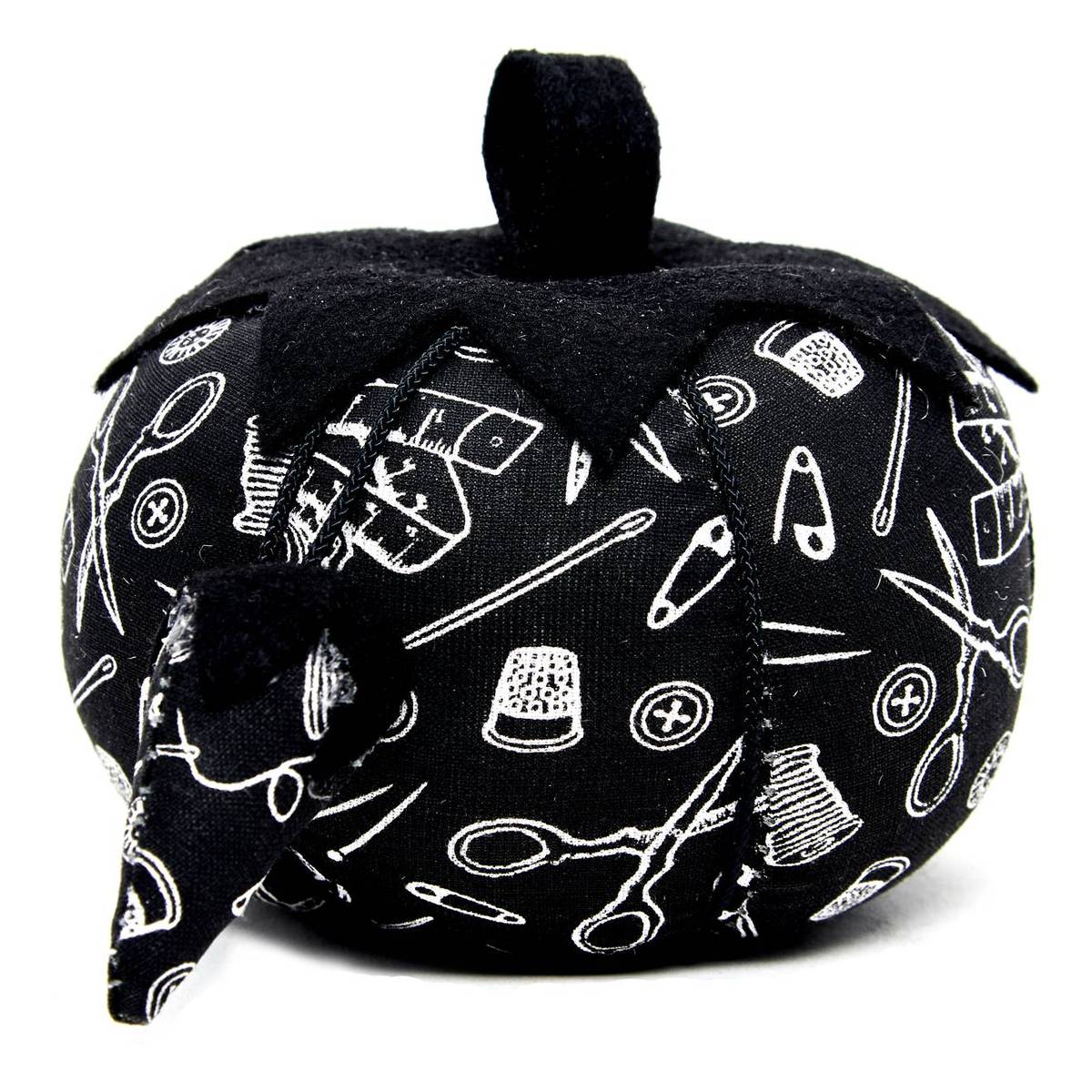 Hemline Gold Black and White Pin Cushion