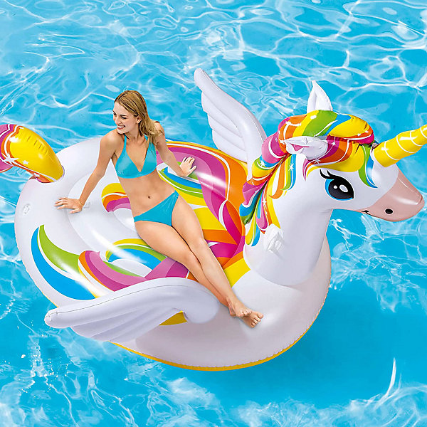 Bouée licorne géante gonflable 251x163x145cm Intex 57291EU