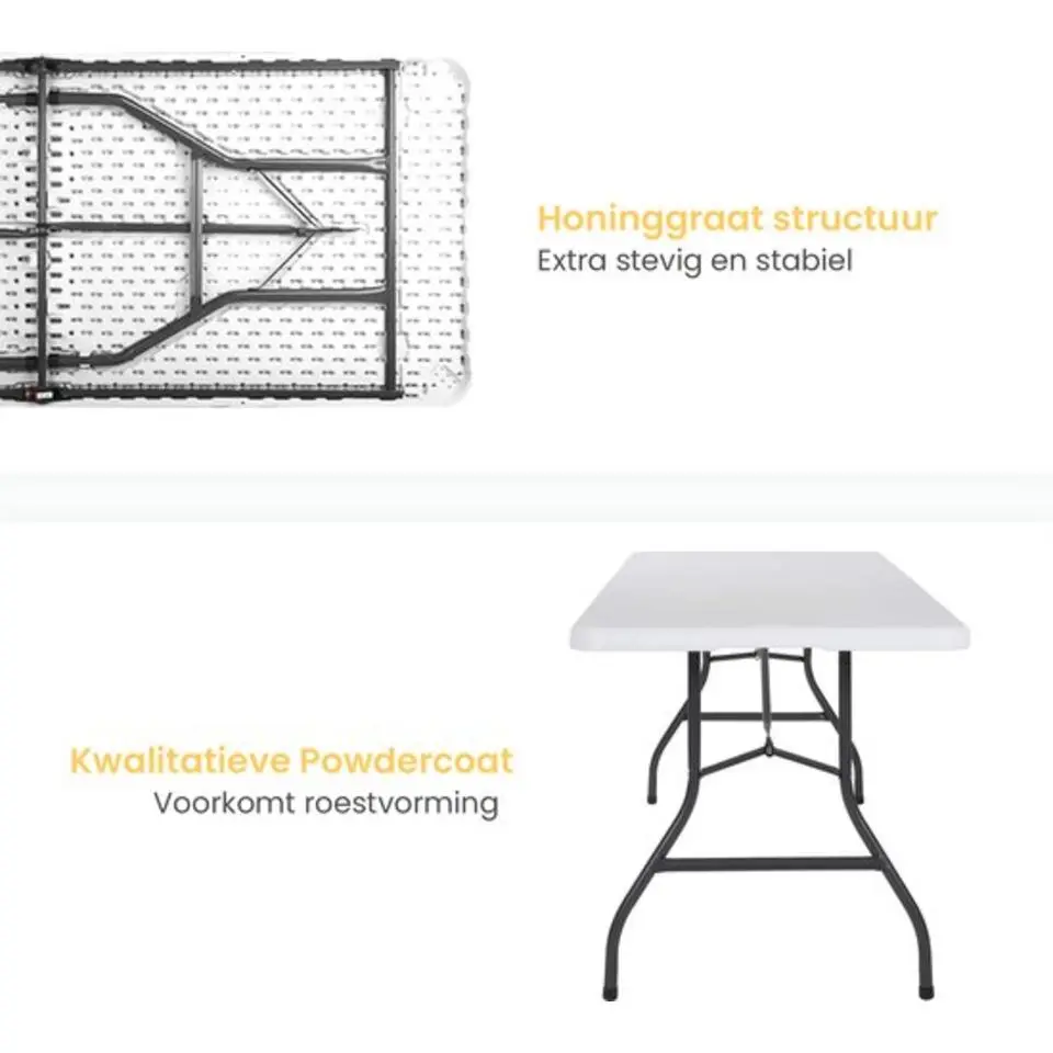 Goliving Inklapbare Tafel �?Klaptafel �?Campingtafel �?Vouwtafel Buiten