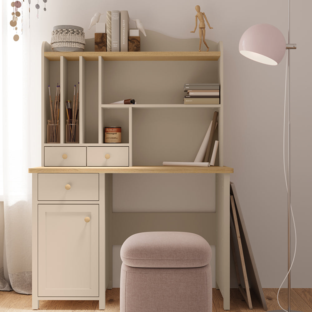 by fonQ Havin Bureau Organizer - Zand / Vicenza Bleached Eiken