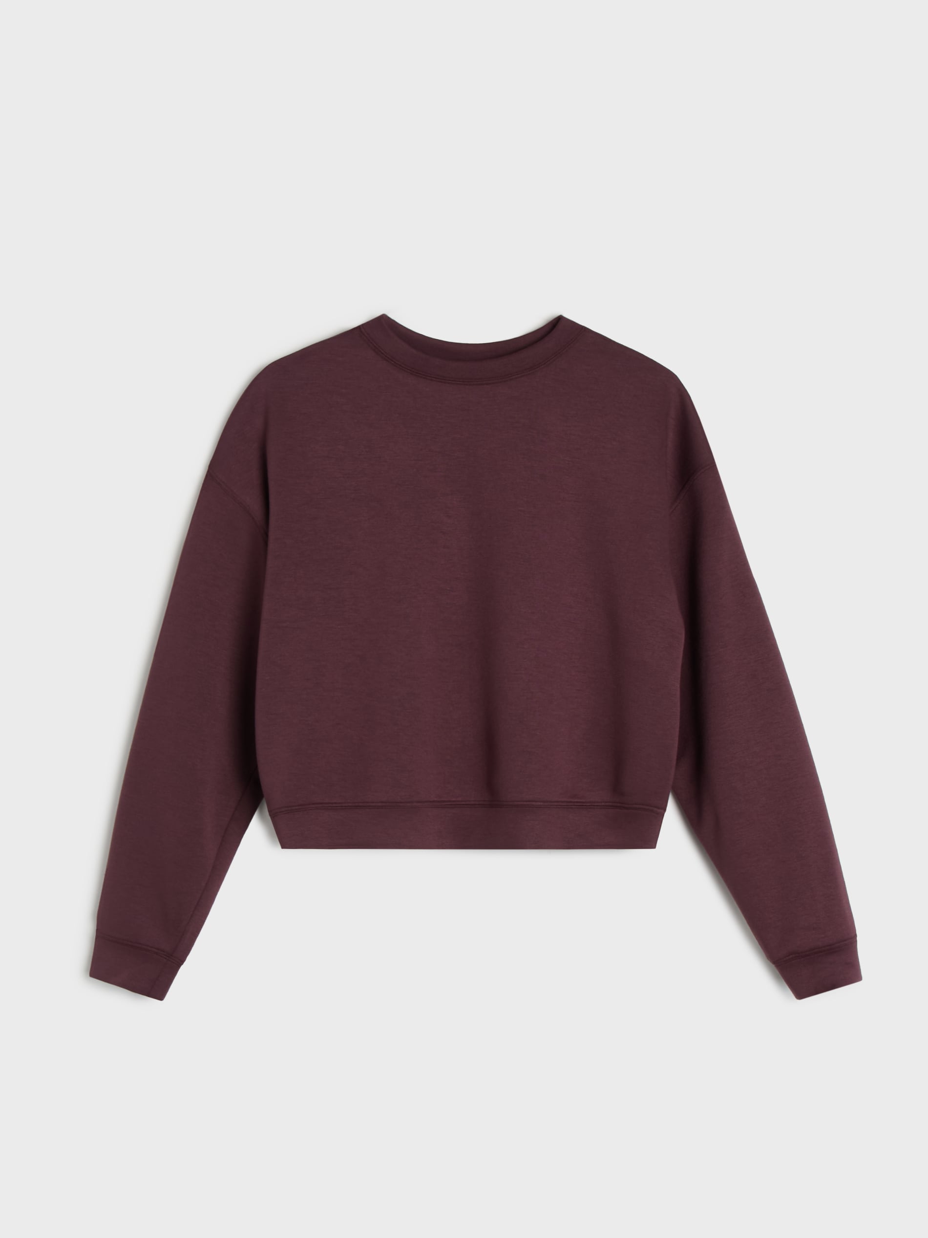 Bluza crewneck basic z dodatkiem wiskozy 