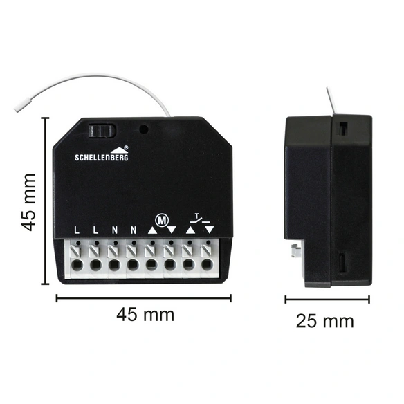 Emfangsmodul »Funk-Empfangsmodul«, BxLxT: 4,8 x 4,5 x 2,4 cm, weiß