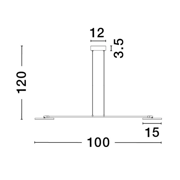 Pendelleuchte »Scope «, LED, 51 W, Höhe: 120 cm, schwarz