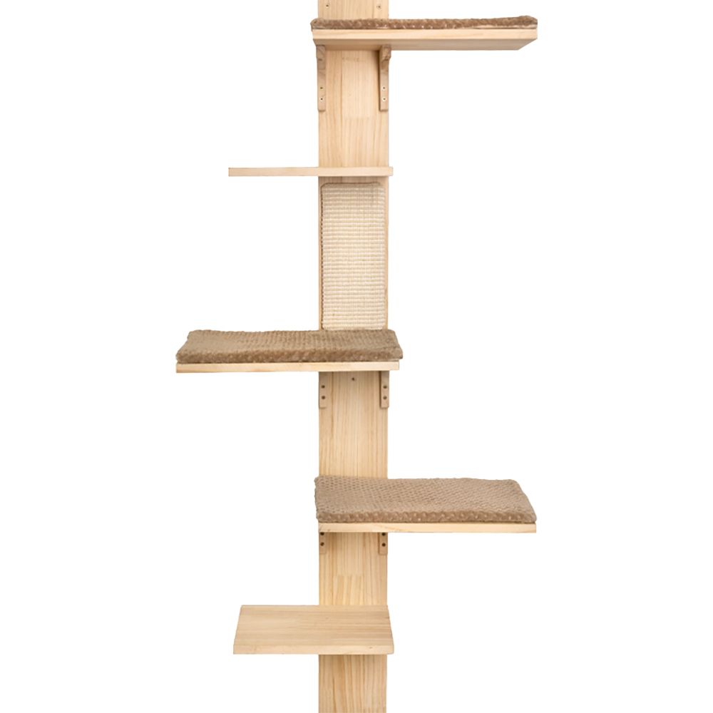 Kerbl Pet Timber Wall Scratching Post for Cats