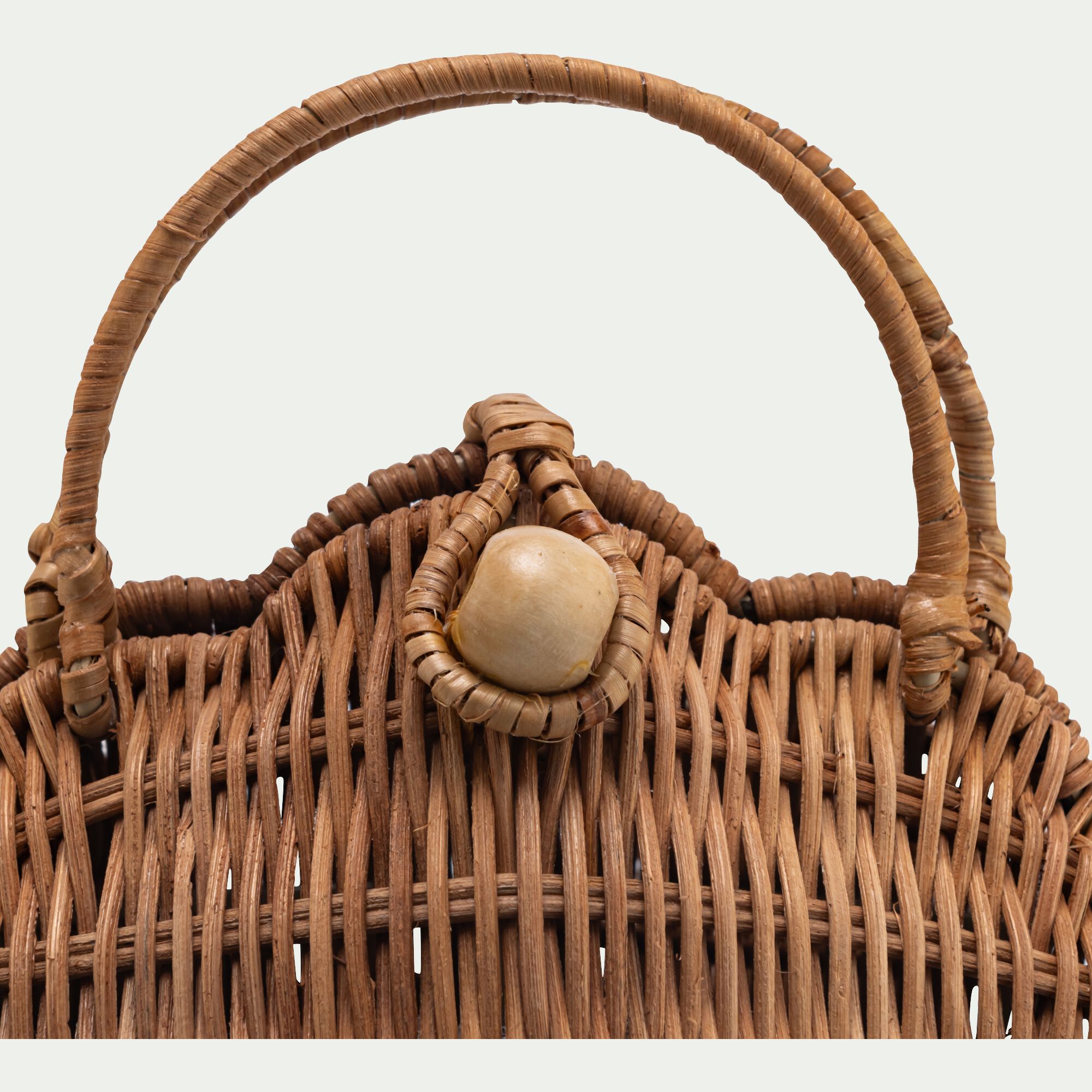 MARISSA - Panier de rangement coquillage H25cm - naturel