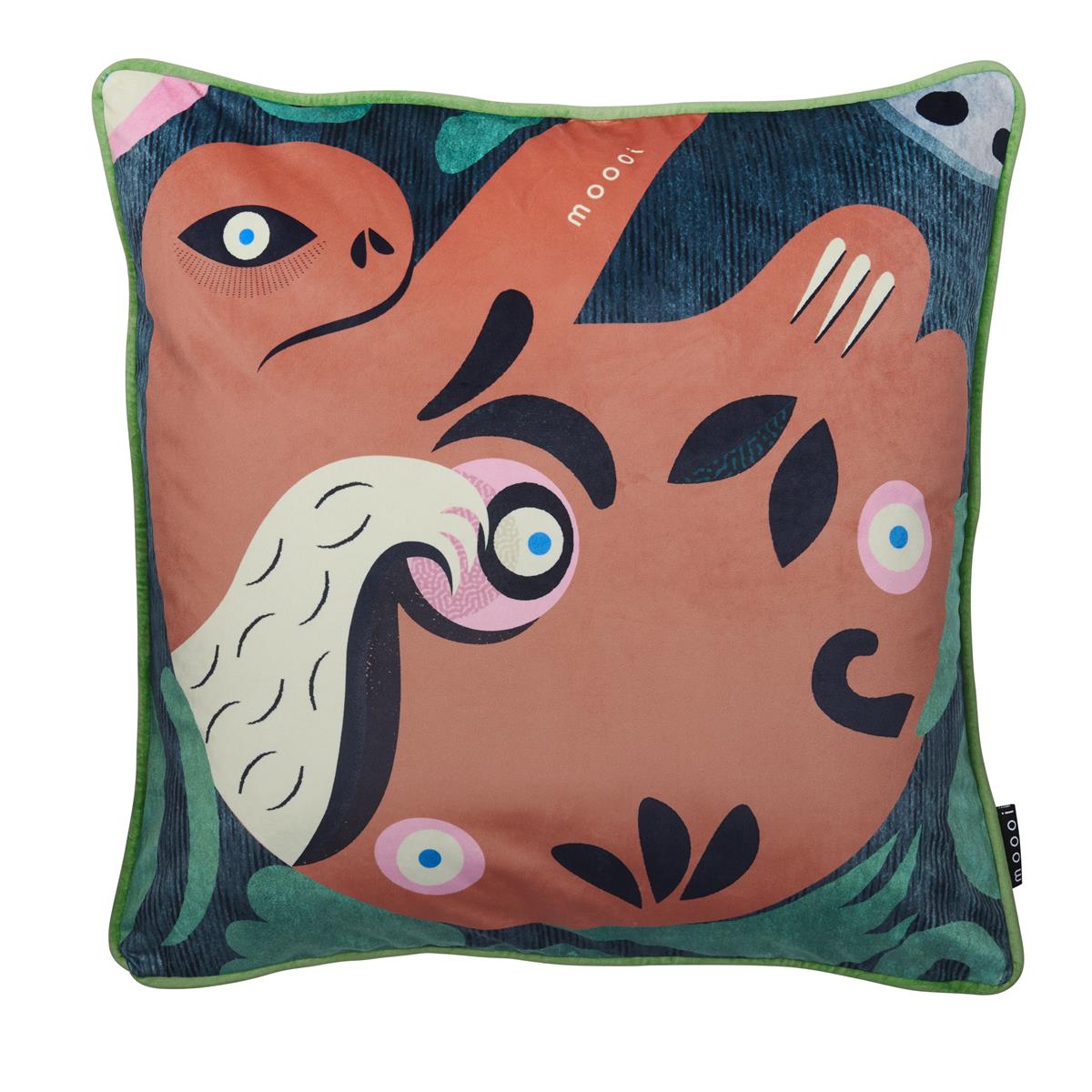 MOOOI decoratiekussen Blushing Sloth - 50x50 / 20x20 Inch cm - multi