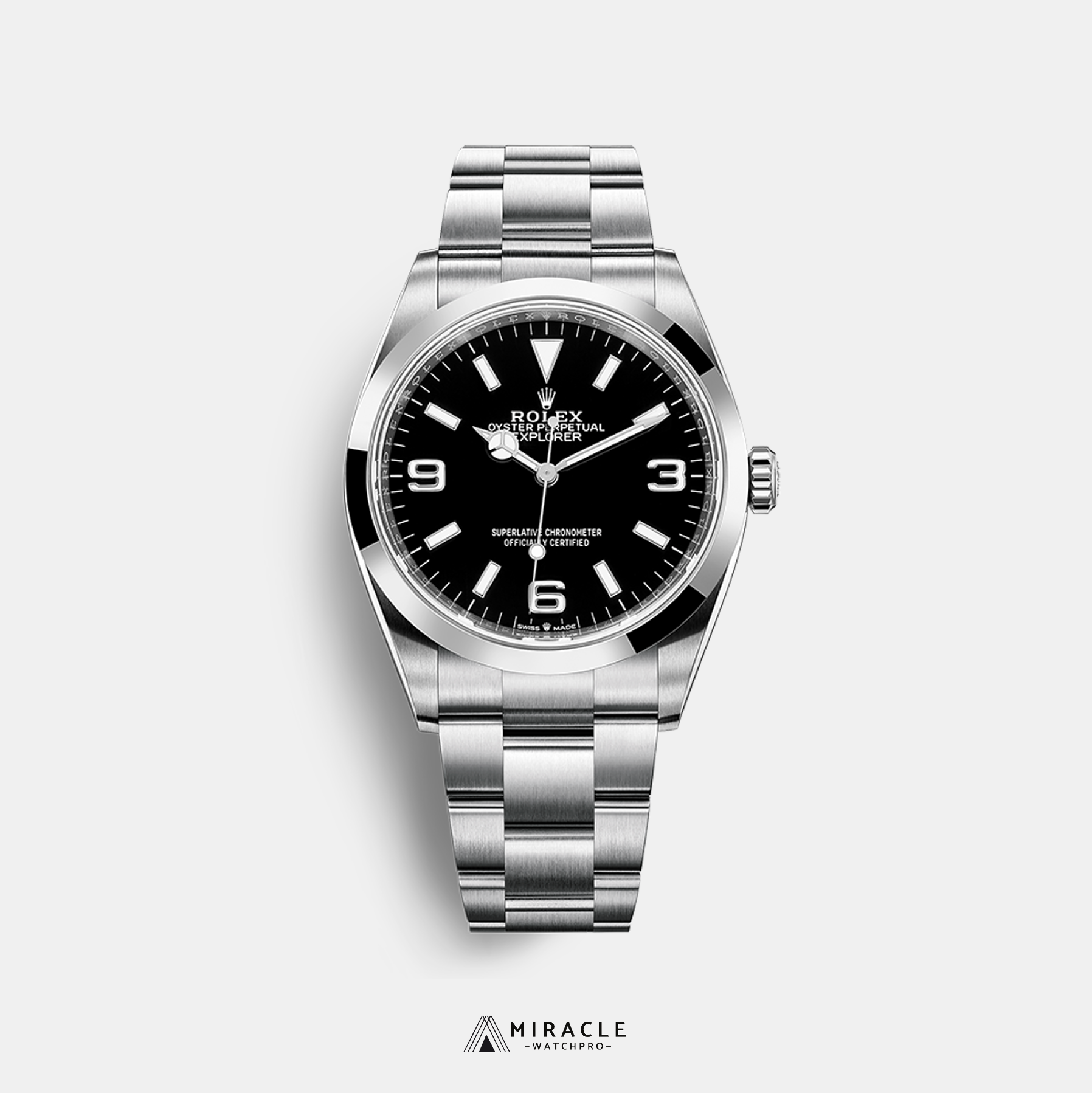 ROLEX-Explorer-ref.M124270-0001-Elite Clone-36mm-Replica Watch