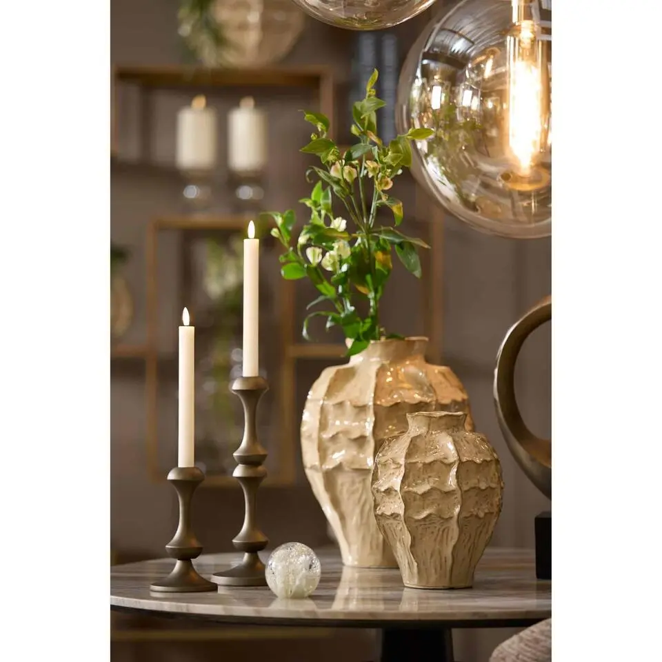 Vaas Loseto - Licht Bruin - &Oslash;26x35cm