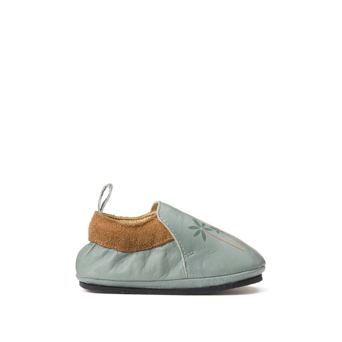 Chaussons cuir, imprimés crocodile et zèbre