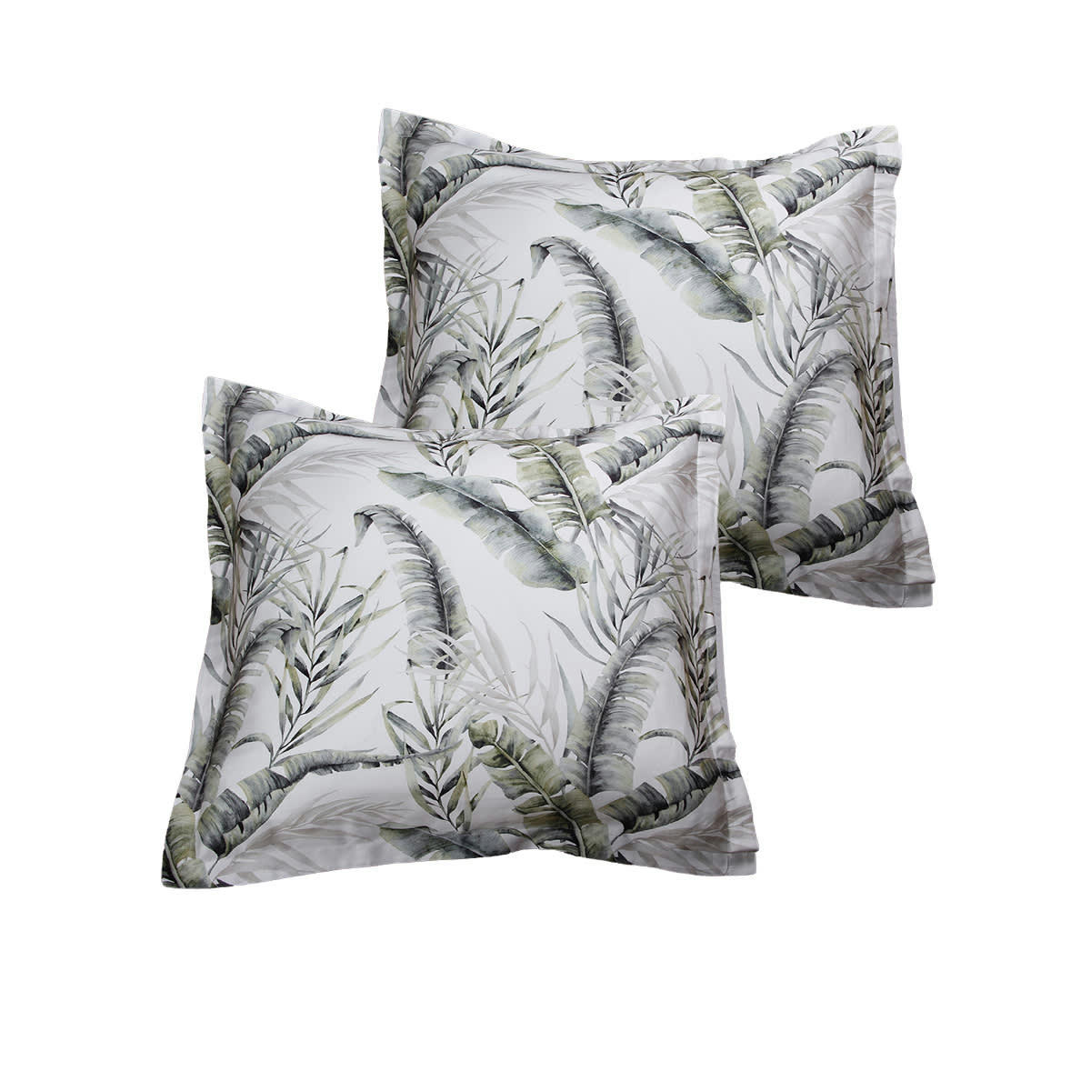 PALMARIVA - Lot de 2 Taies d'oreiller 63x63 cm satin de coton