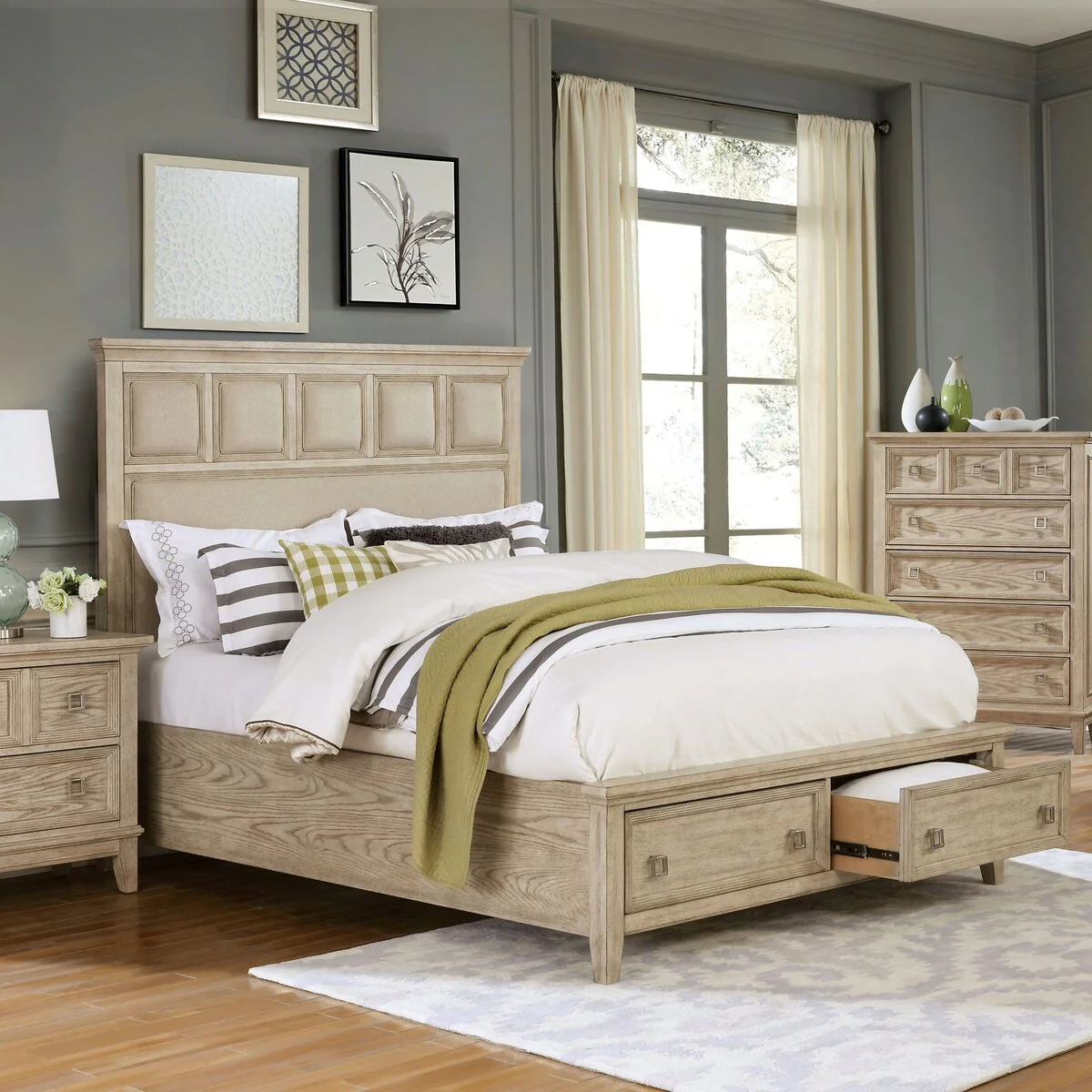 Furniture of America Flek Rustic Natural Tone 5-piece Bedroom Set
