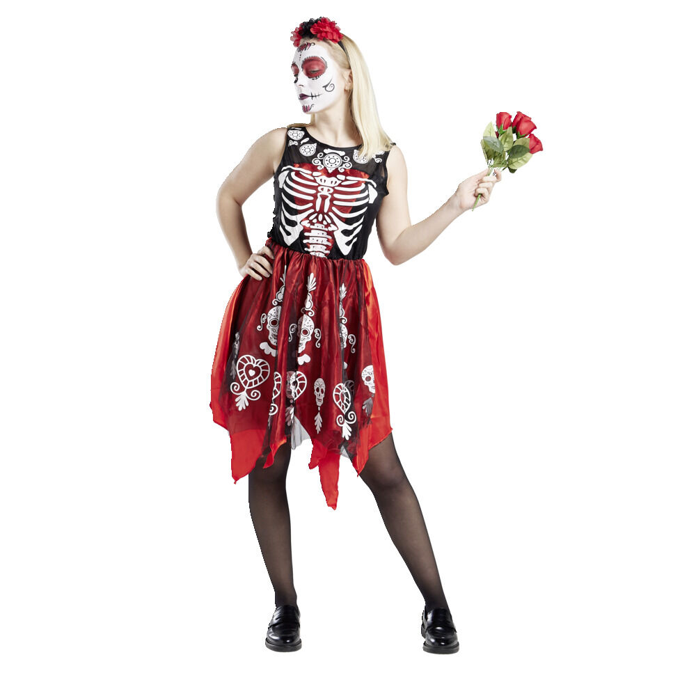 Déguisement squelette femme taille M
