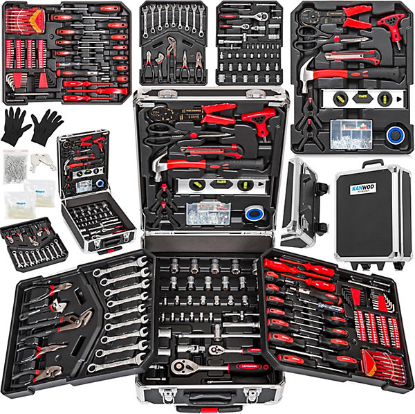 Caisse a outil multifonction de 1000 pièces, Boite a outils complete