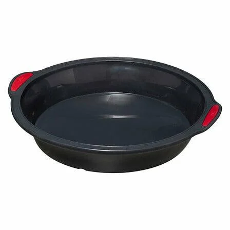 FORMA DO PIECZENIA okrągła 26 cm SILIKONOWA szara odporna