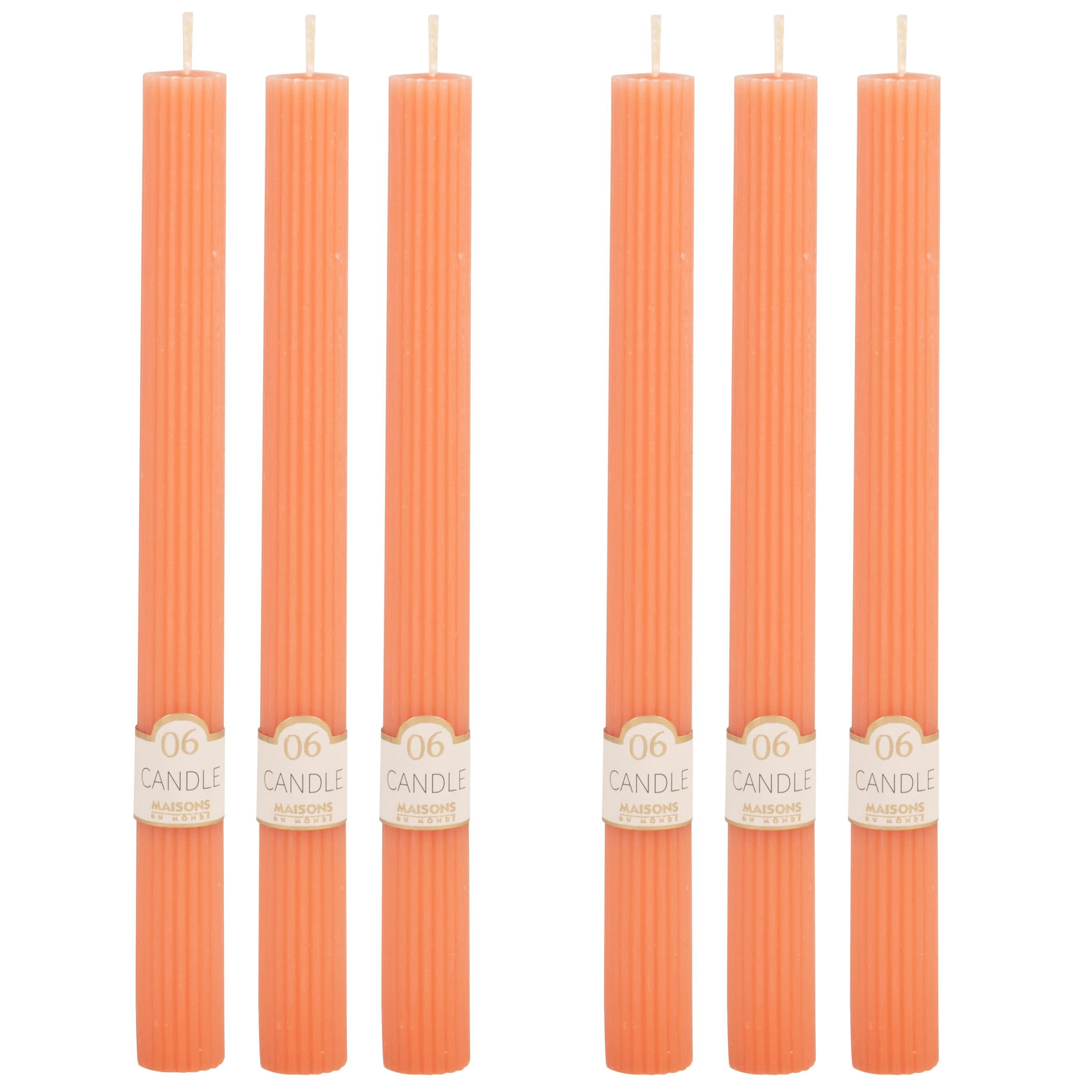 COLORAMA - Bougie longue terracotta H24