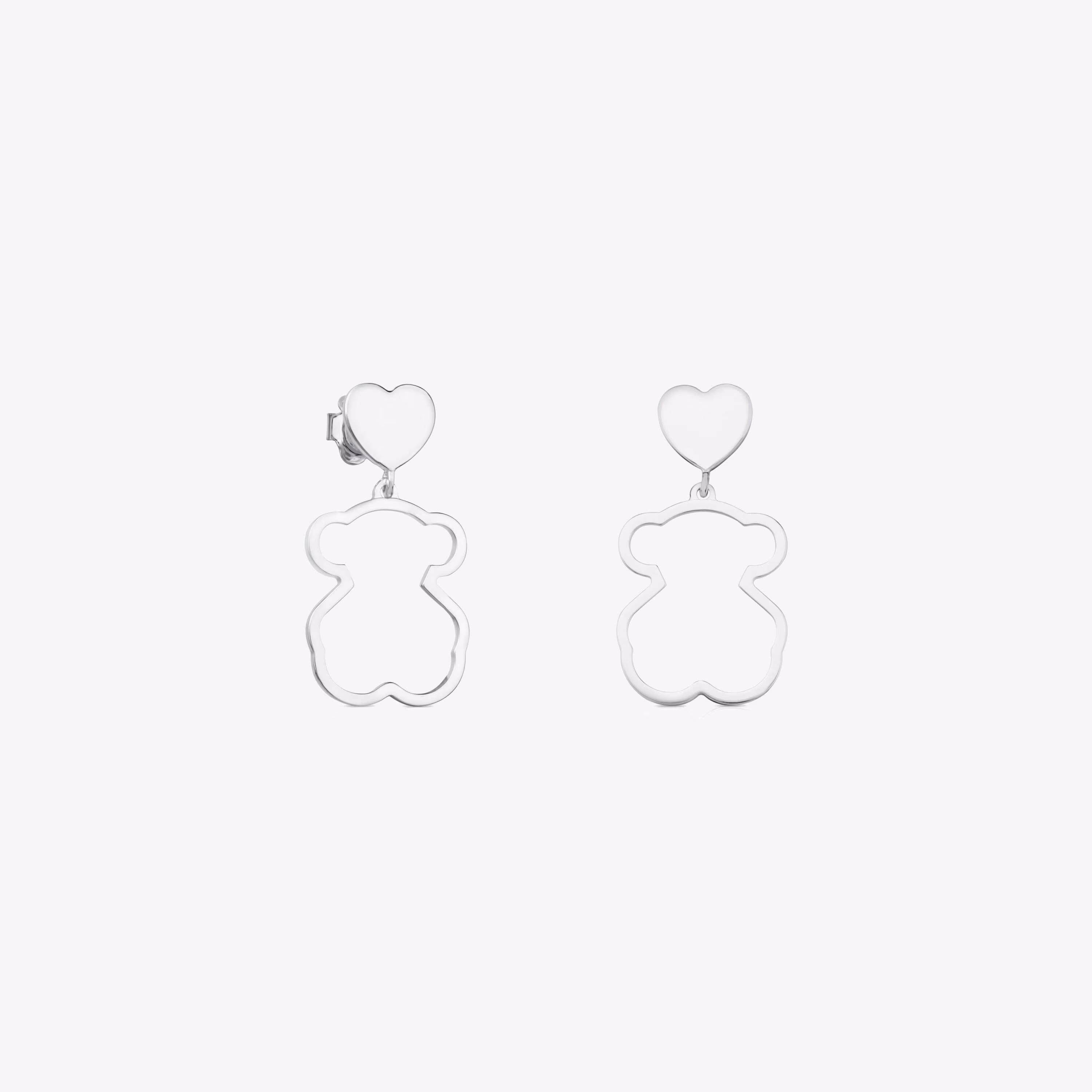 Pendientes de plata New Silueta