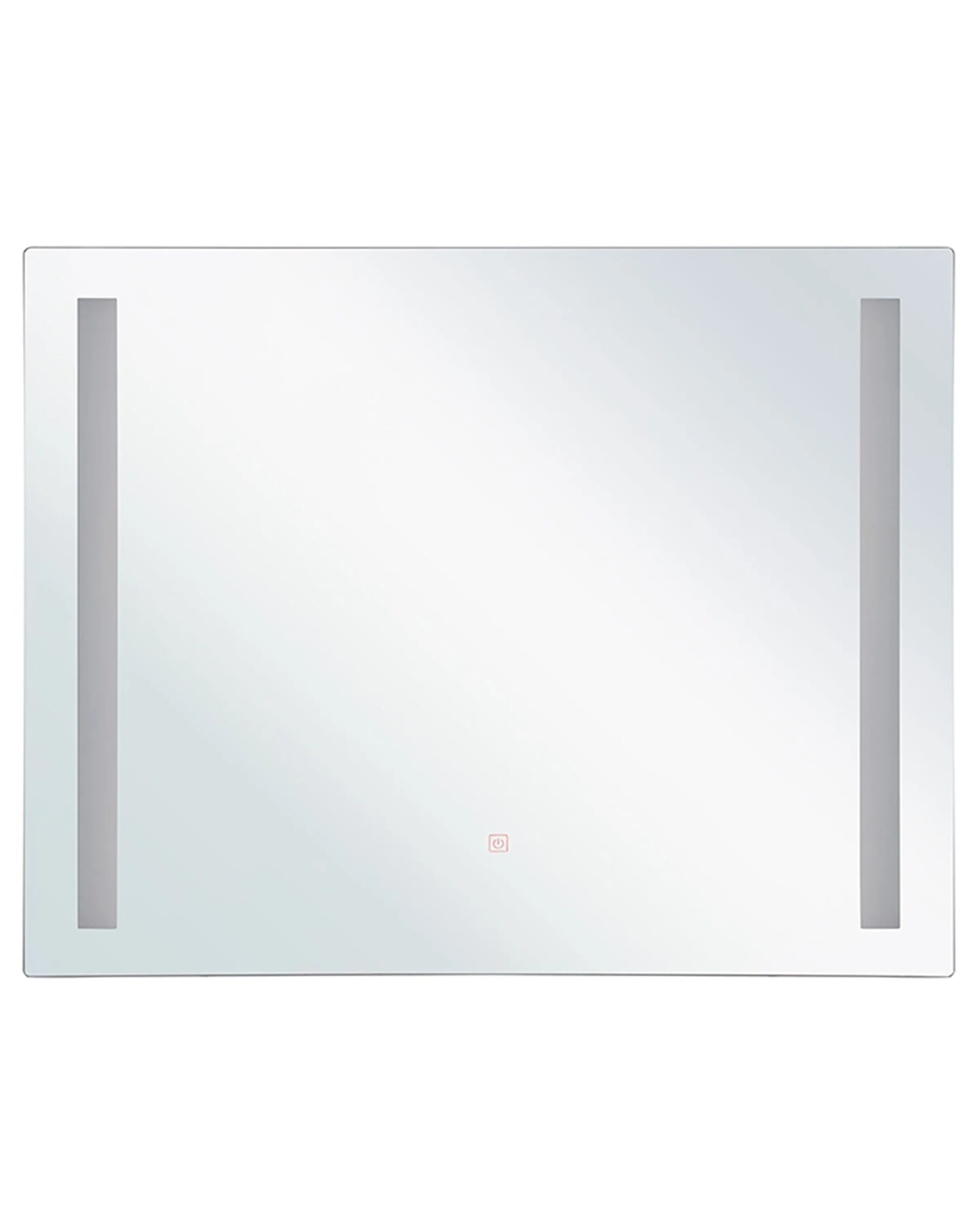 LED Bathroom Mirror LIRAC 70 cm 60 cm Silver