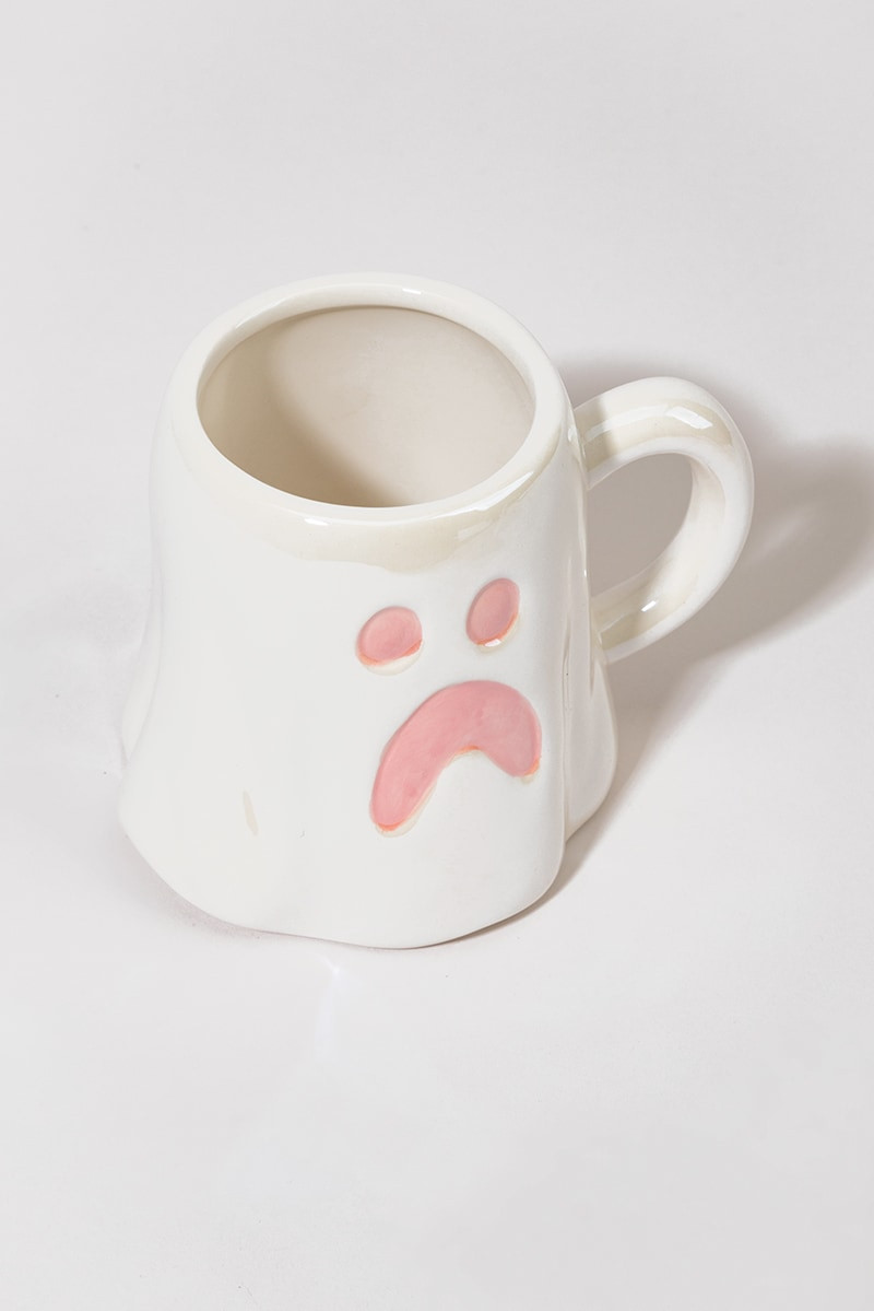 Stacy Pink Detail Ghost Ceramic Mug