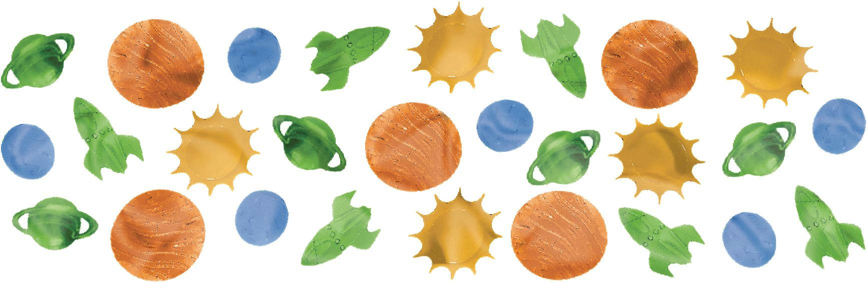 Blast Off Birthday Party Confetti