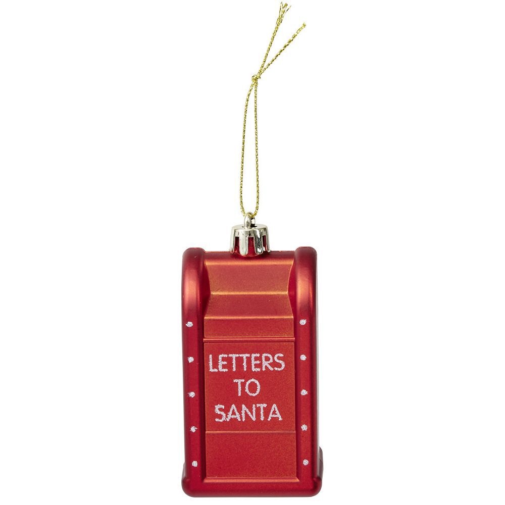 BoÎte aux lettres "Letters to Santa" à suspendre rouge