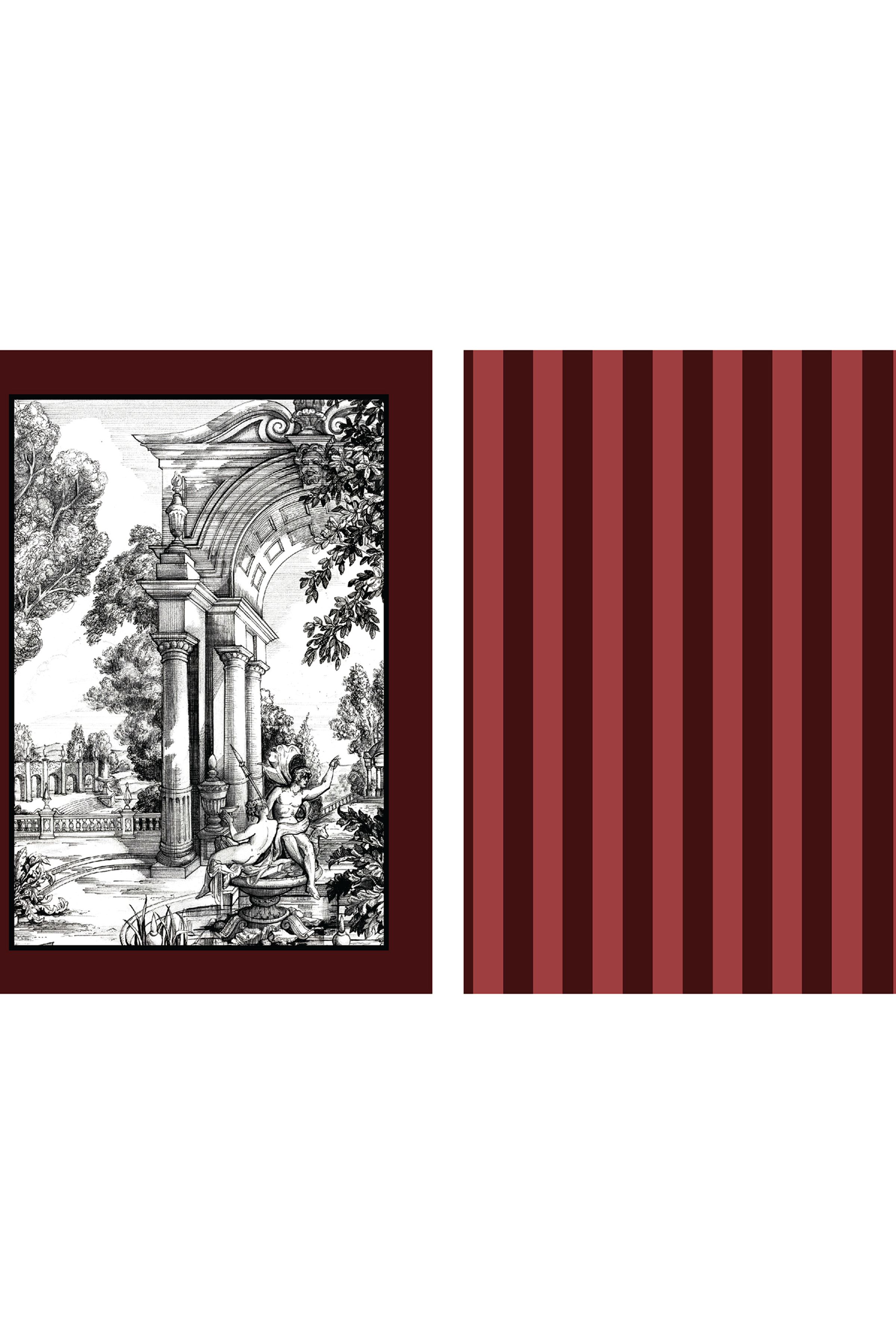 Laurence Llewelyn-Bowen Festivo' Hand Drawn Print 100% Cotton Tea Towel (2 Pack)