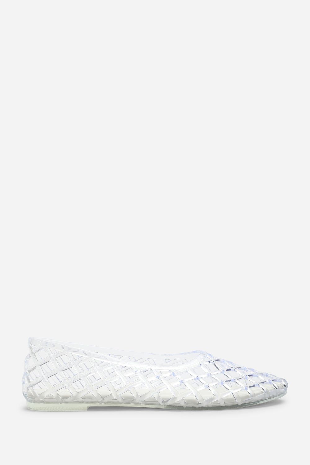 Where's That From Kori Clear Jelly Ballet Pumps
