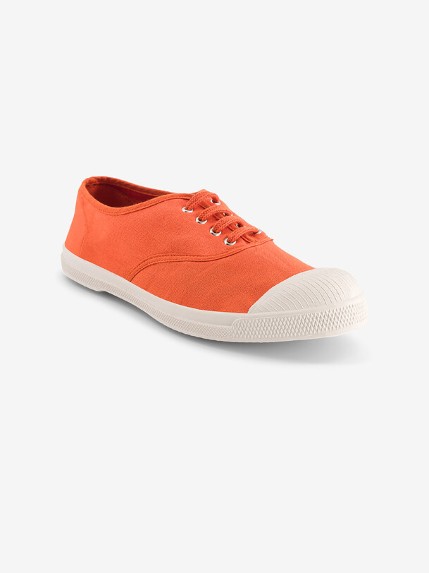 Tennis lacet femme abricot