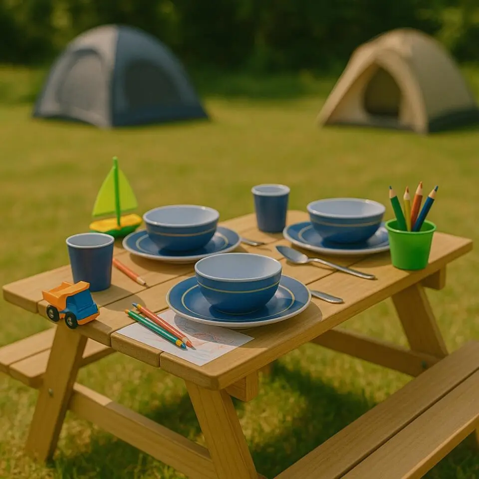 OTIX Serviessets 12 Delig Navara - Blauw