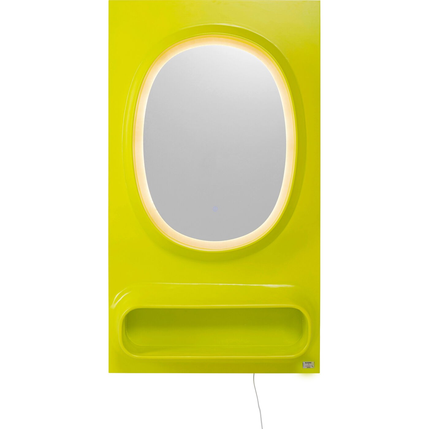 Spiegel Aero LED 141x80cm groen Kare Design