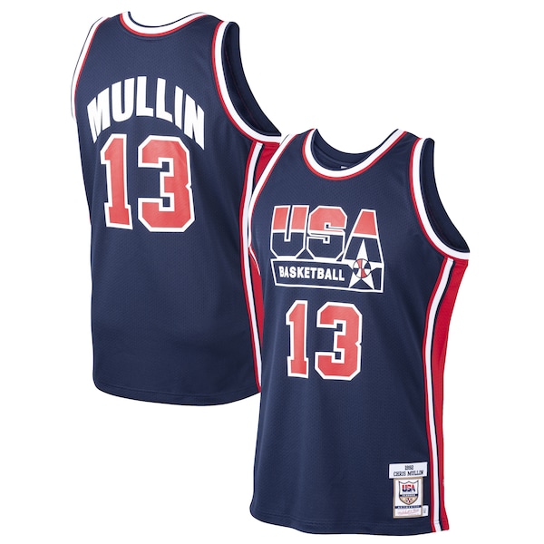 Chris Mullin USA Basketball 1992 Dream Team Authentic Jersey - Navy