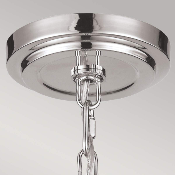 Lampa wisząca szczotkowana stal Tabby 1xE27x60W Feiss