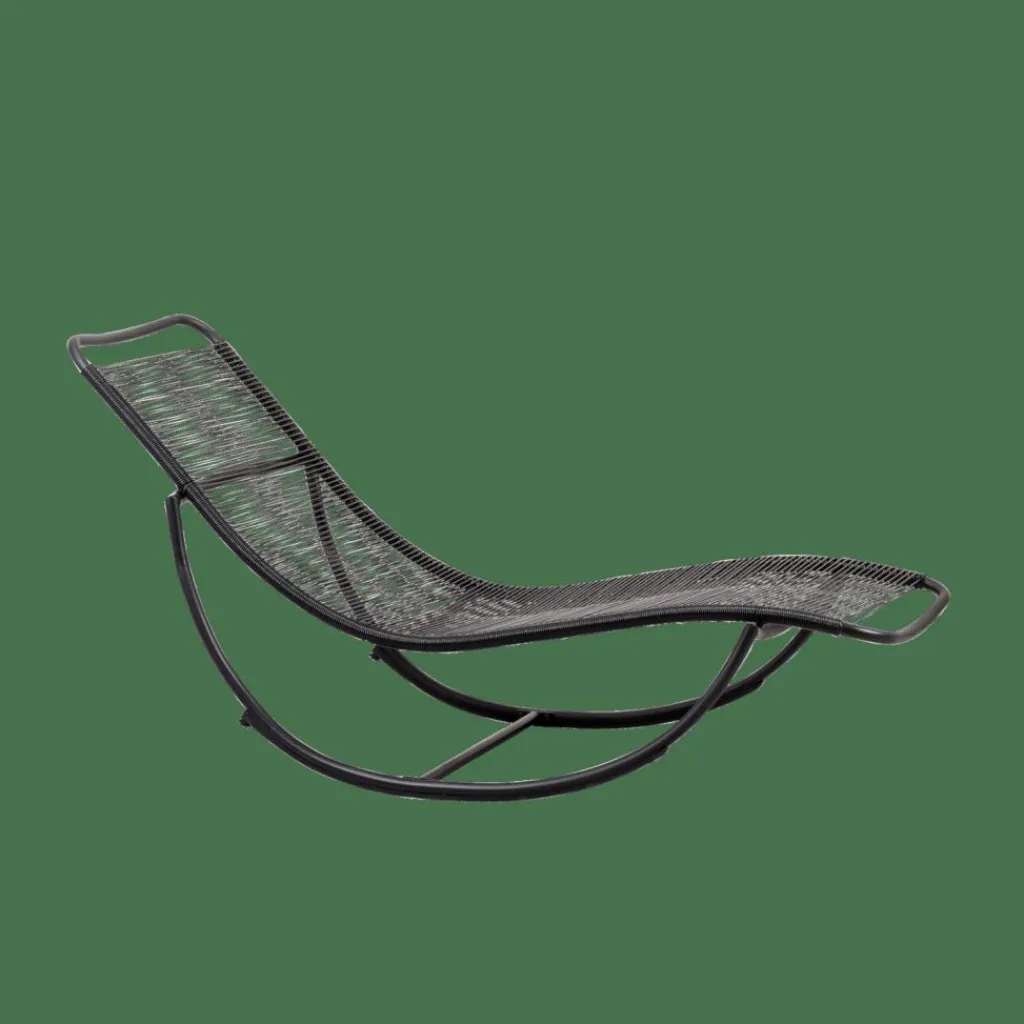 Chaises Longues^CASA ACAPULCO Chaise Longue Basculante Noir