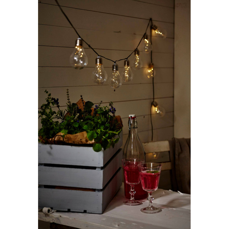 Guirlande solaire blanche LED 10 x 0,03 W EGLO