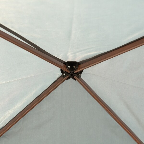 Outsunny 11' x 11' Pop Up Gazebo Canopy with 2-Tier Soft Top, and Removable Zipper Netting, Event Tent with Storage Bag
