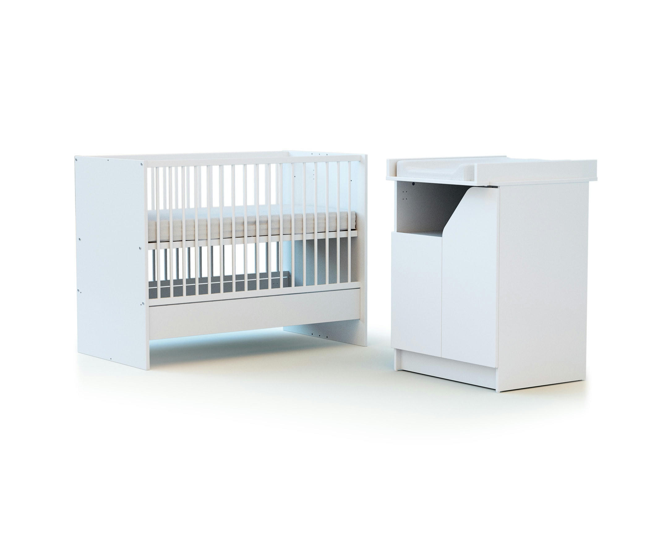 - Lit combiné evolutif blanc