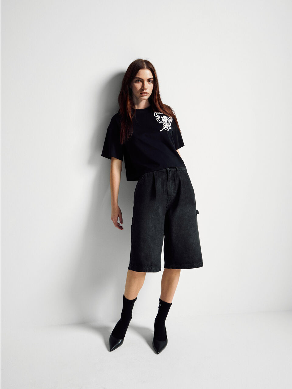 Boxy fit t-shirt with applique