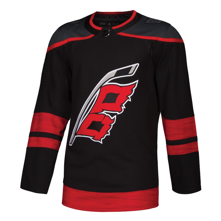 Carolina Hurricanes adidas Alternate Authentic Blank Jersey - Black