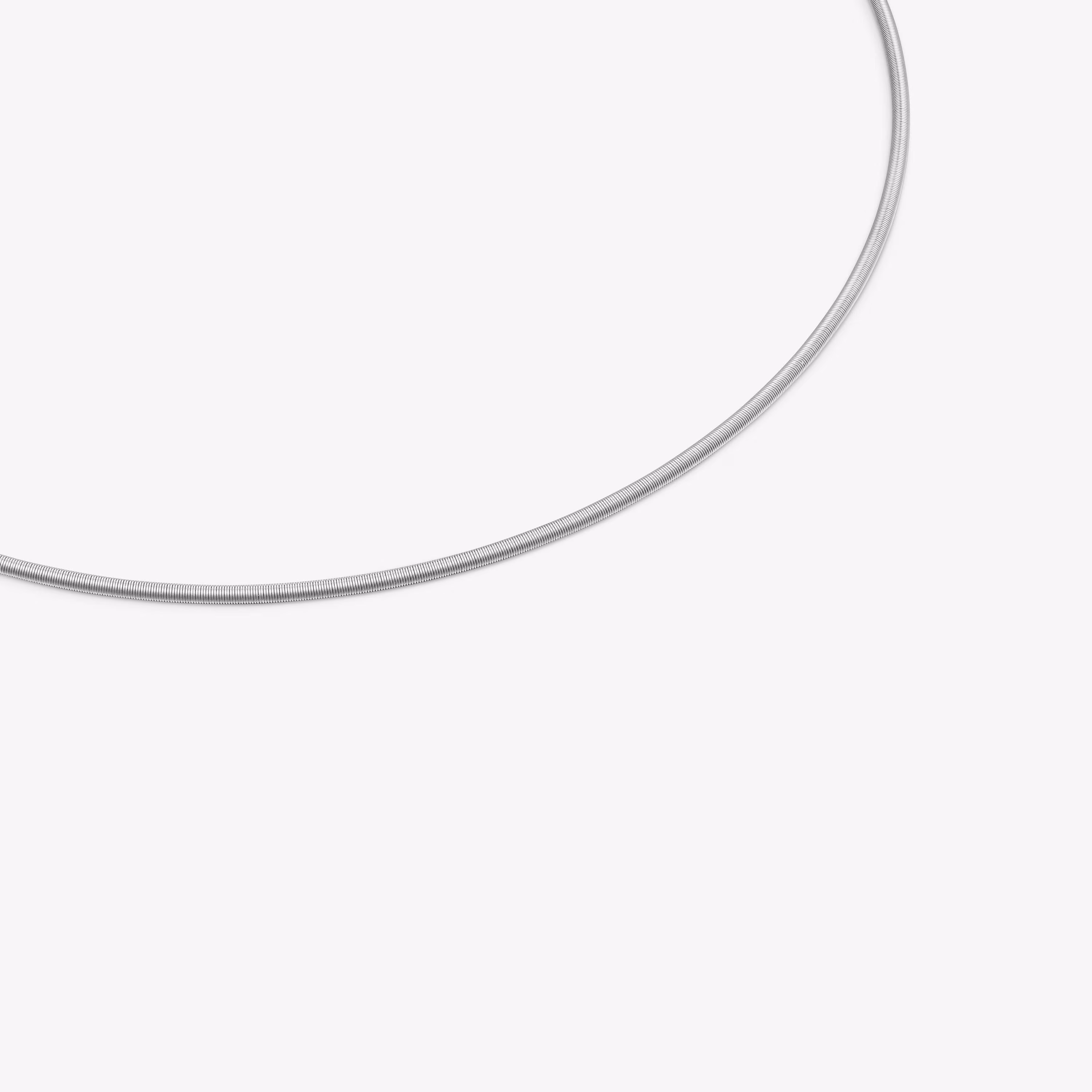Collar de acero 2 mm Mesh Tube