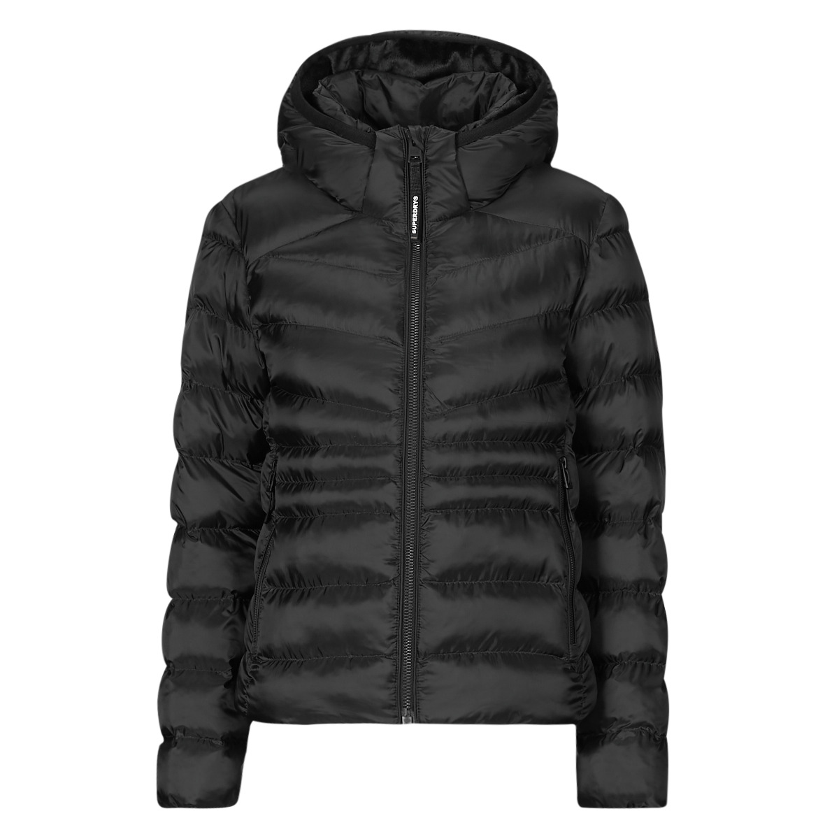 Superdry - HOODED FUJI PADDED JACKET - Black