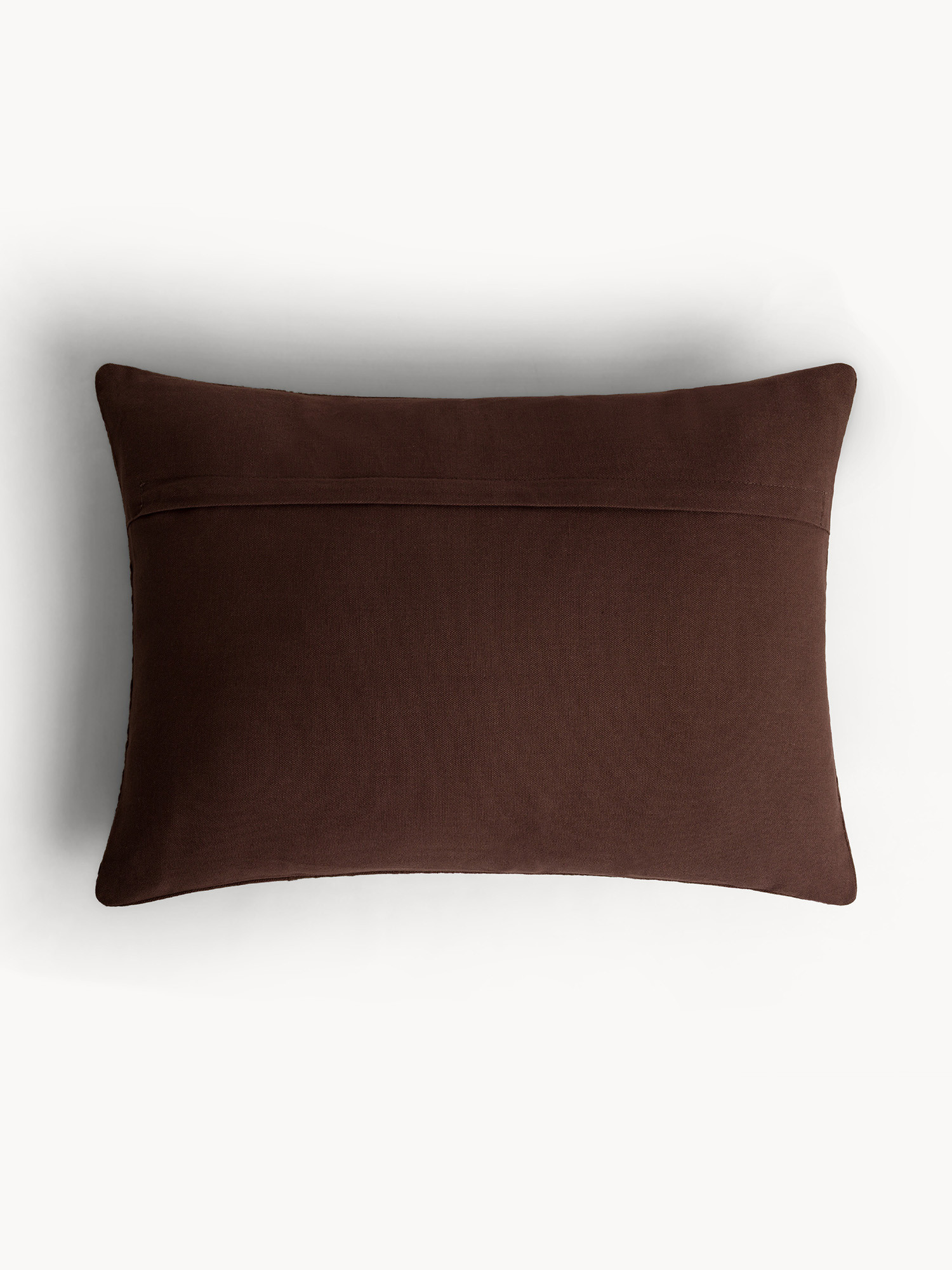 Cuscino 35x50 cm in puro cotone jacquard con motivo floreale