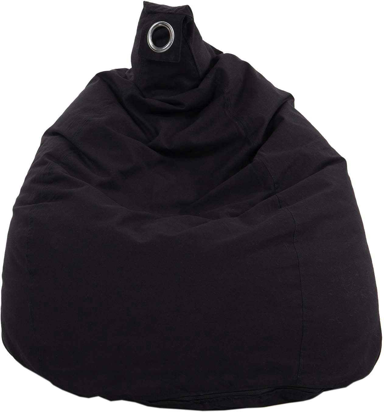 - Poire en coton déhoussable flo noir