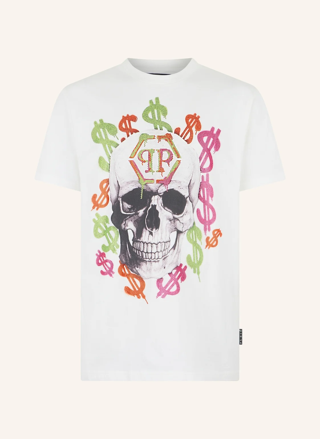 PHILIPP PLEIN Kurzarm-Rundhals-T-Shirt