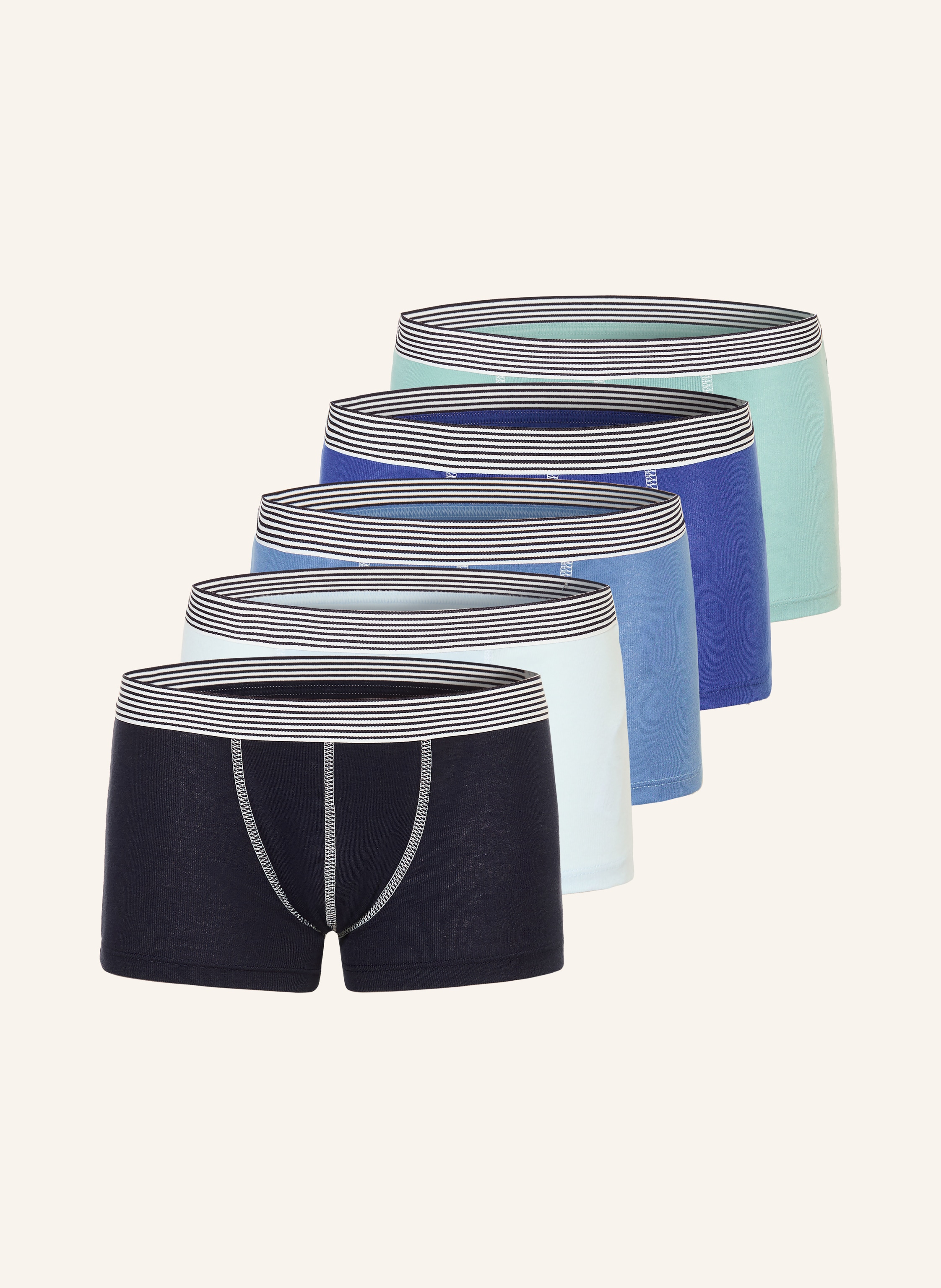 PETIT BATEAU 5er-Pack Boxershorts