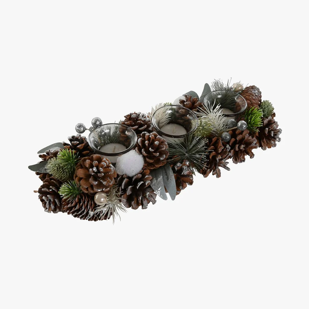 Porta Velas Verde 38cm ALPINE