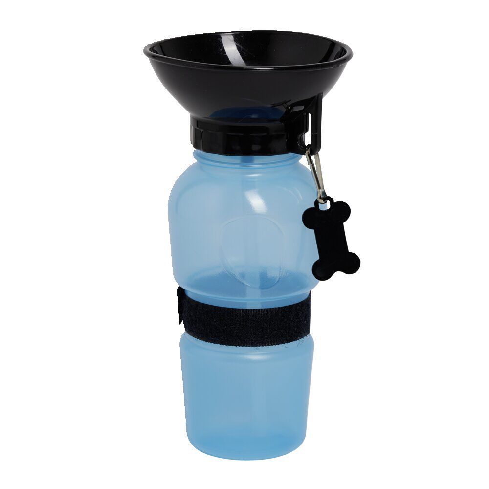 Gourde pour animaux avec gamelle intégrée 50cl