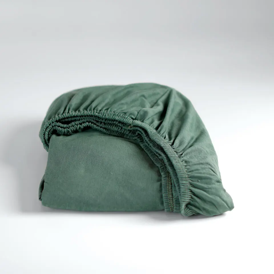 Cinderella - Hoeslaken (tot 25 cm) - Jersey - 160x200 cm - Green