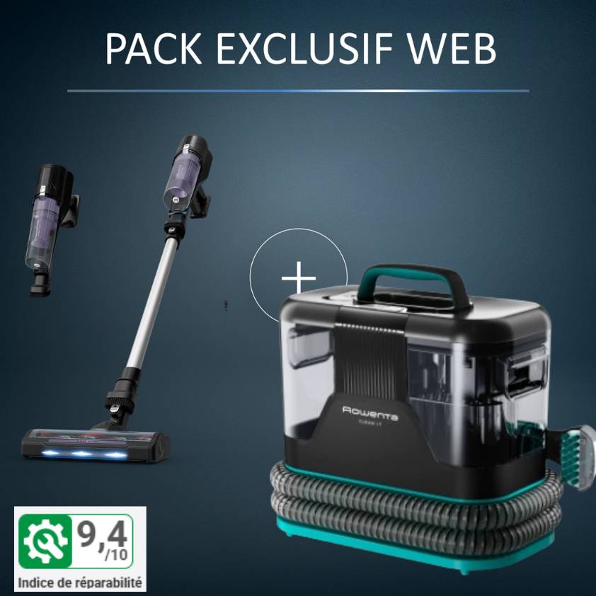 Pack Exclusif Web - Clean it   Aspirateur Balais X-Force 5.80