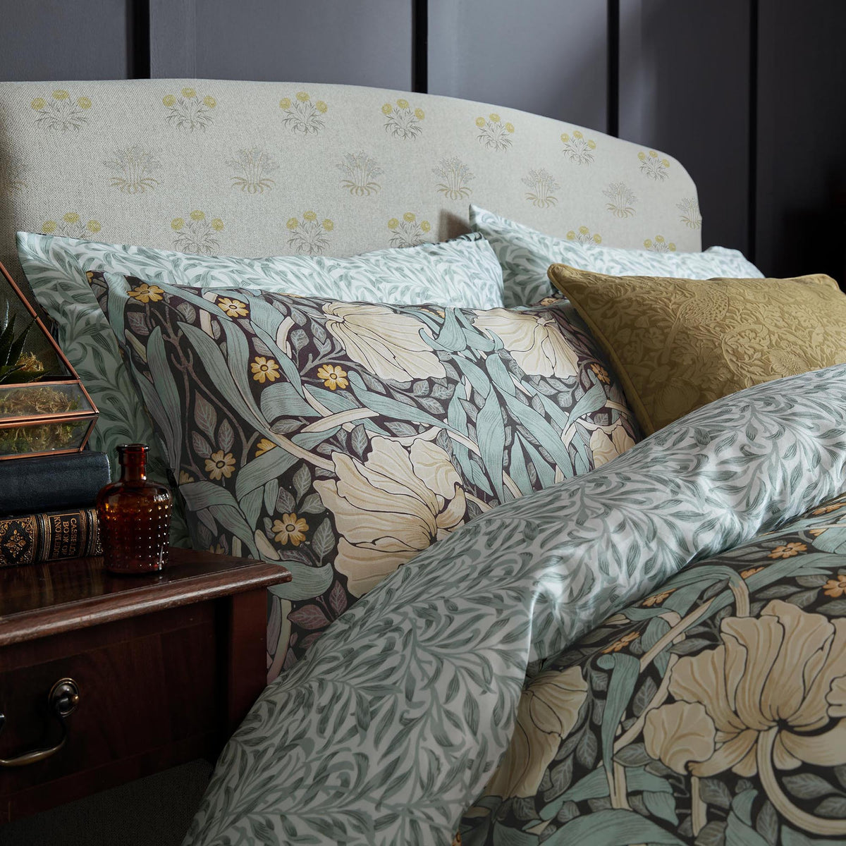 William Morris at Home Dekbedovertrek lits-jumeaux Pimpernel Indigo 230 x 220cm